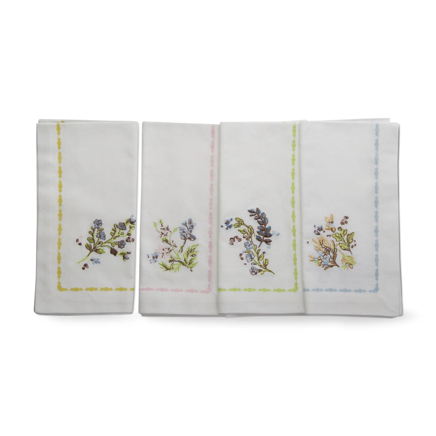 Meadow Embroidered Napkins (Set of 4)