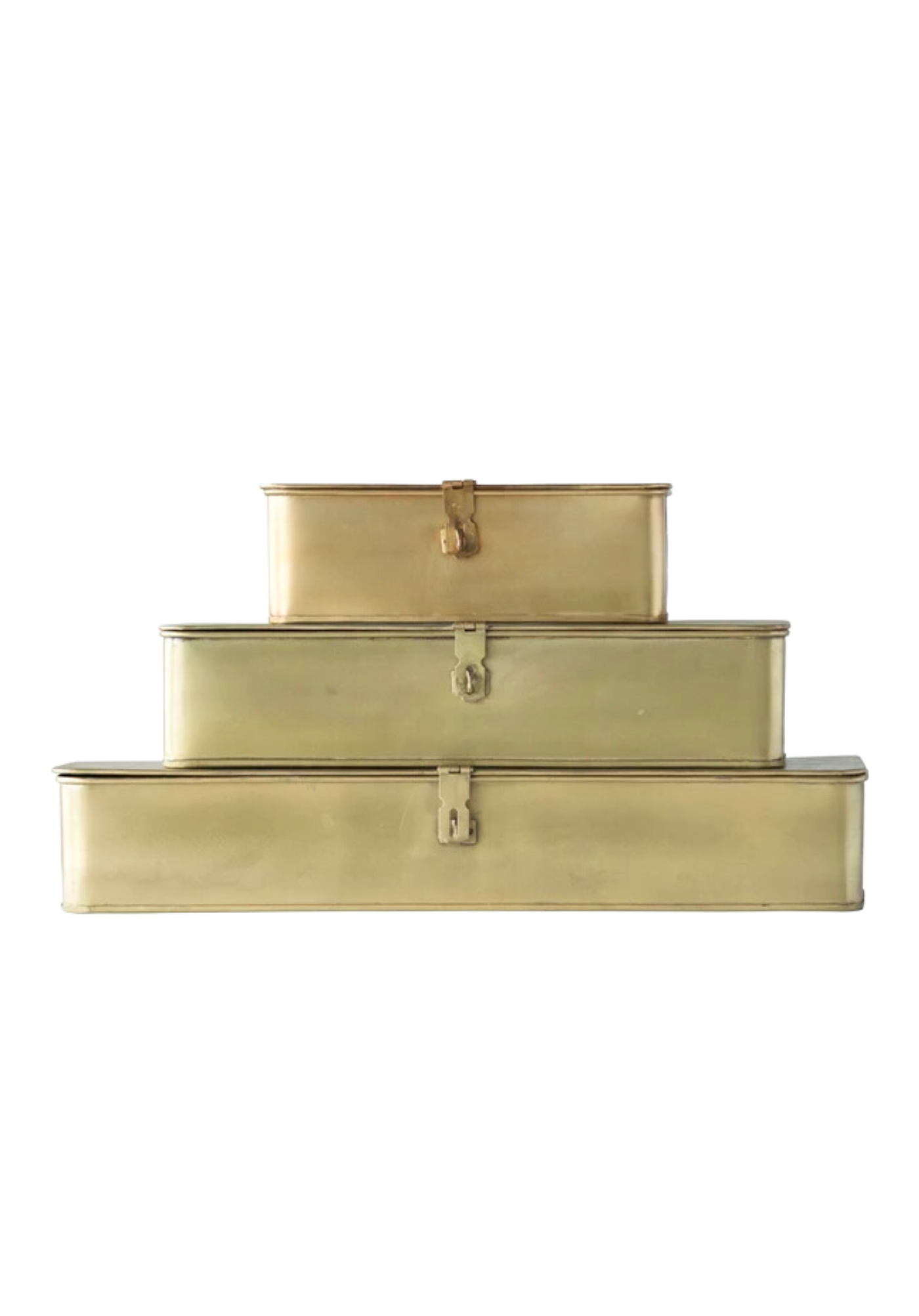 Brass Rectangle Metal Box