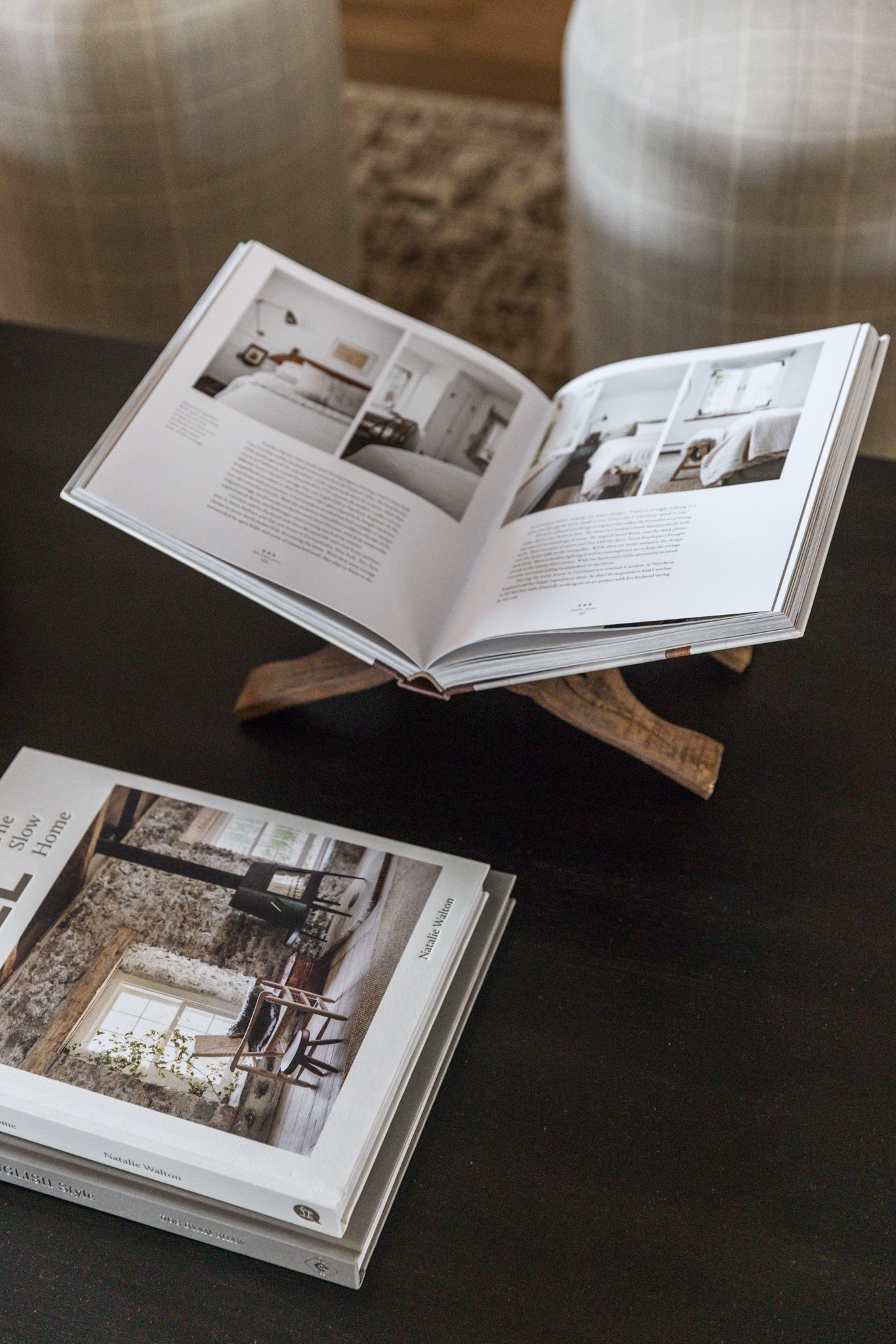 Reclaimed Wood Book Holder