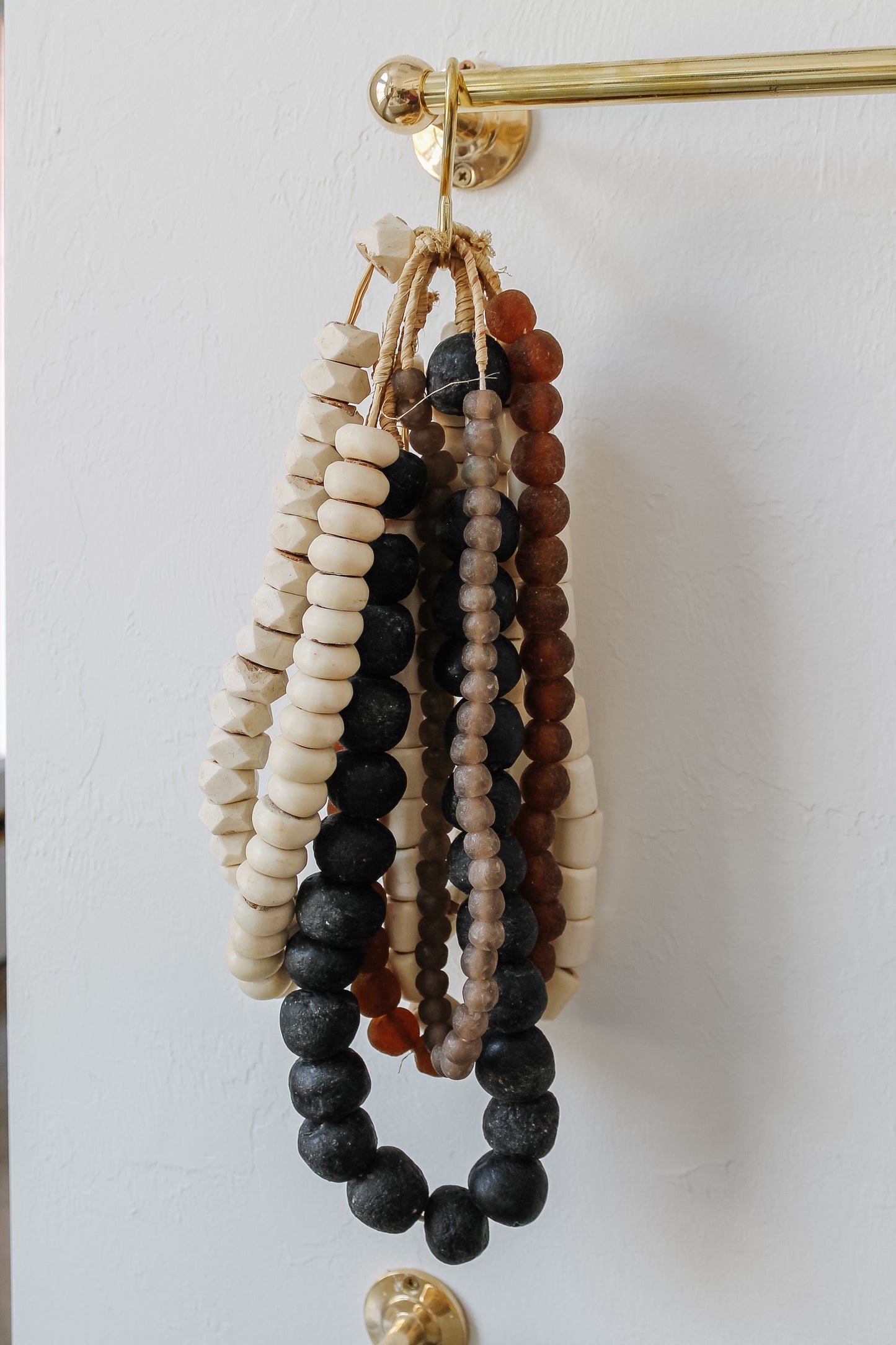 Amber Glass Beads