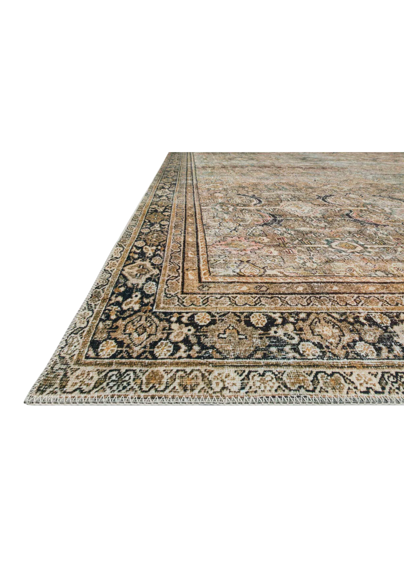 Layla Olive / Charcoal Rug
