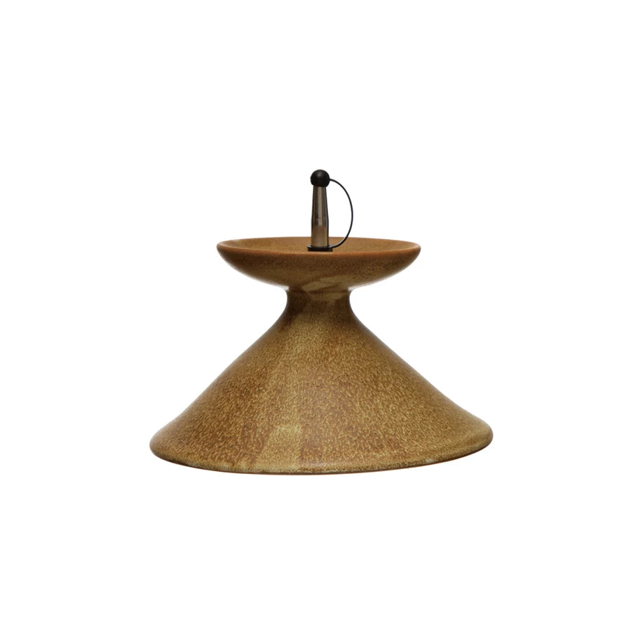 Stoneware Oil Cruet