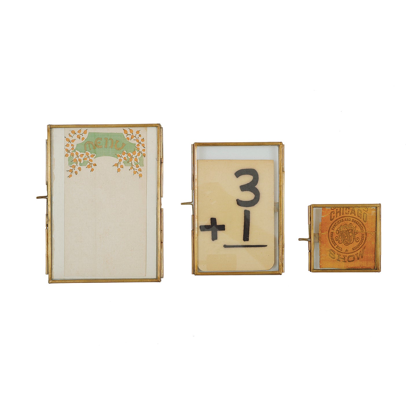 Brass Floating Frame