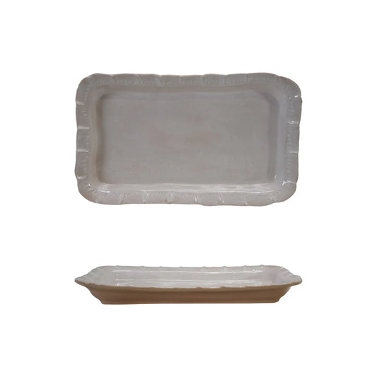 Ruffled Edge Platter
